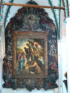 Gemälde von Jacopo Tintoretto: Auferweckung des Lazarus