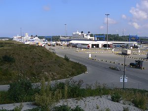 Fährhafen Skandinavienkai in Travemünde