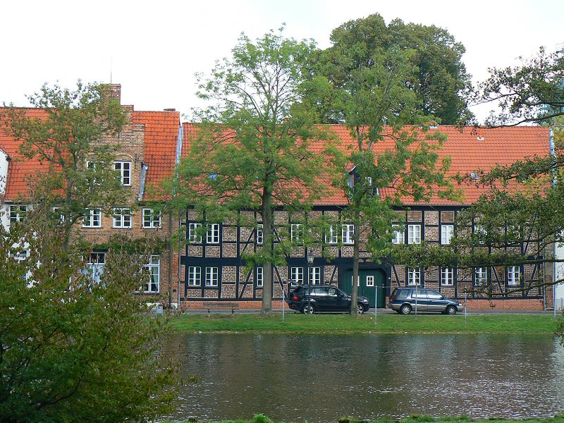 Fachwerkhäuser am Mühlenteich