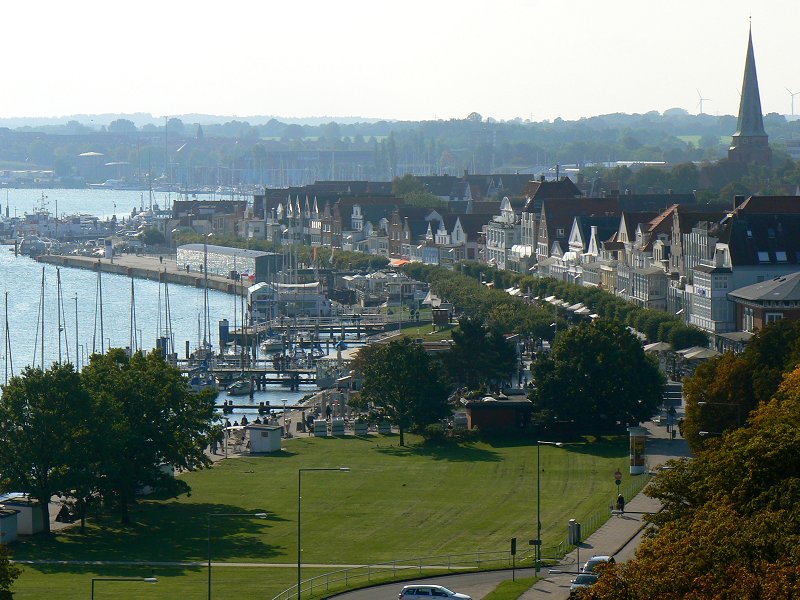 Travemünde vom alten Leutturm aus gesehen