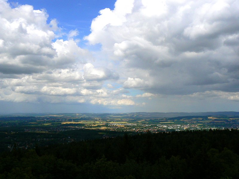 Aussicht vom Hermannsdenkmal bei Detmold