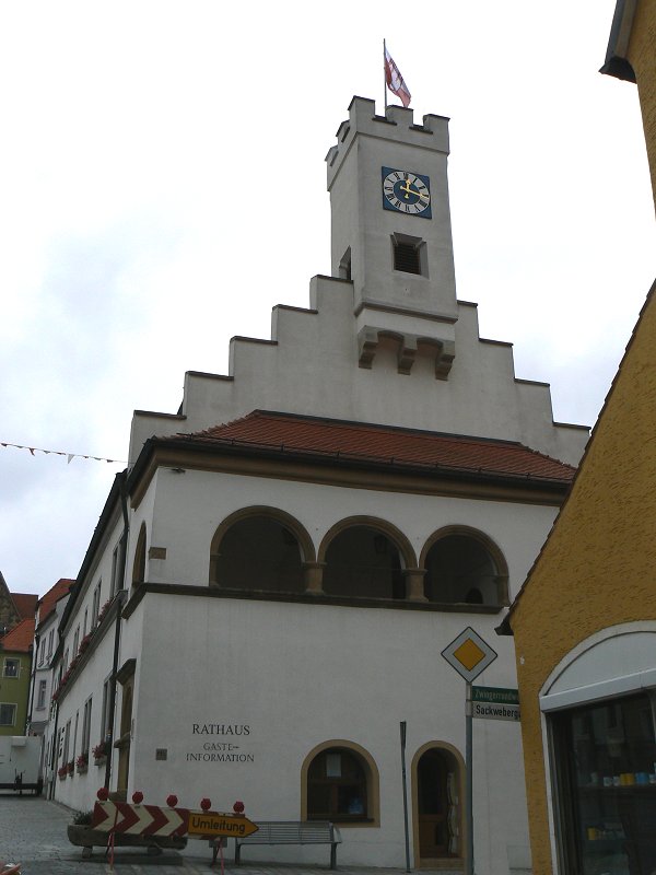 Das historische Rathaus in Nabburg