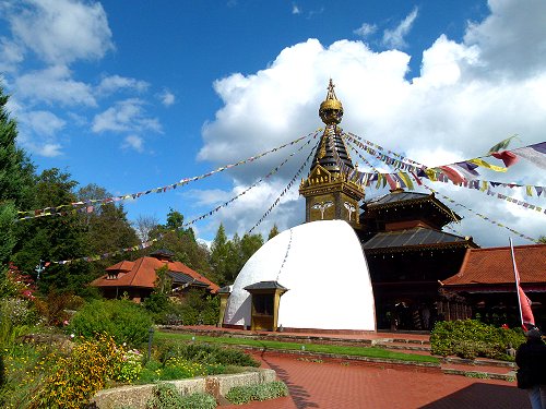Stupa am Nepal Himalaya Pavillon