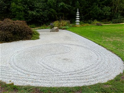 Yin und Yang im Zengarten