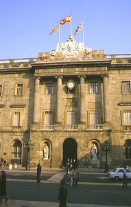 Barcelona - Rathaus im Barri Gòtic
